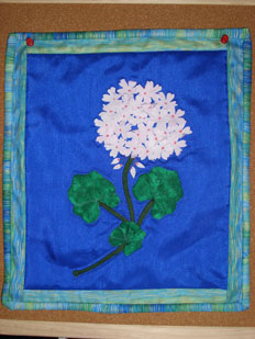 Applique Geranium in Red