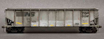 The model copy of the same wagon
