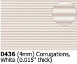 Plastikard 0436 4mm Corrugated Iron Embossed shee