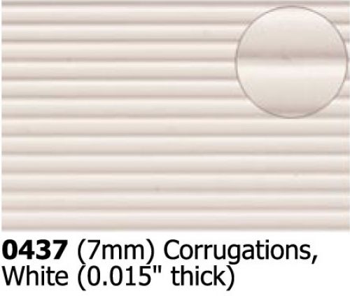 Plastikard 0437 Corrugated Iron 7mm