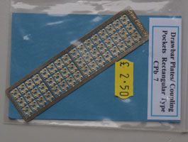 Coupling pockets / Drawbar plates Rectangular CPb