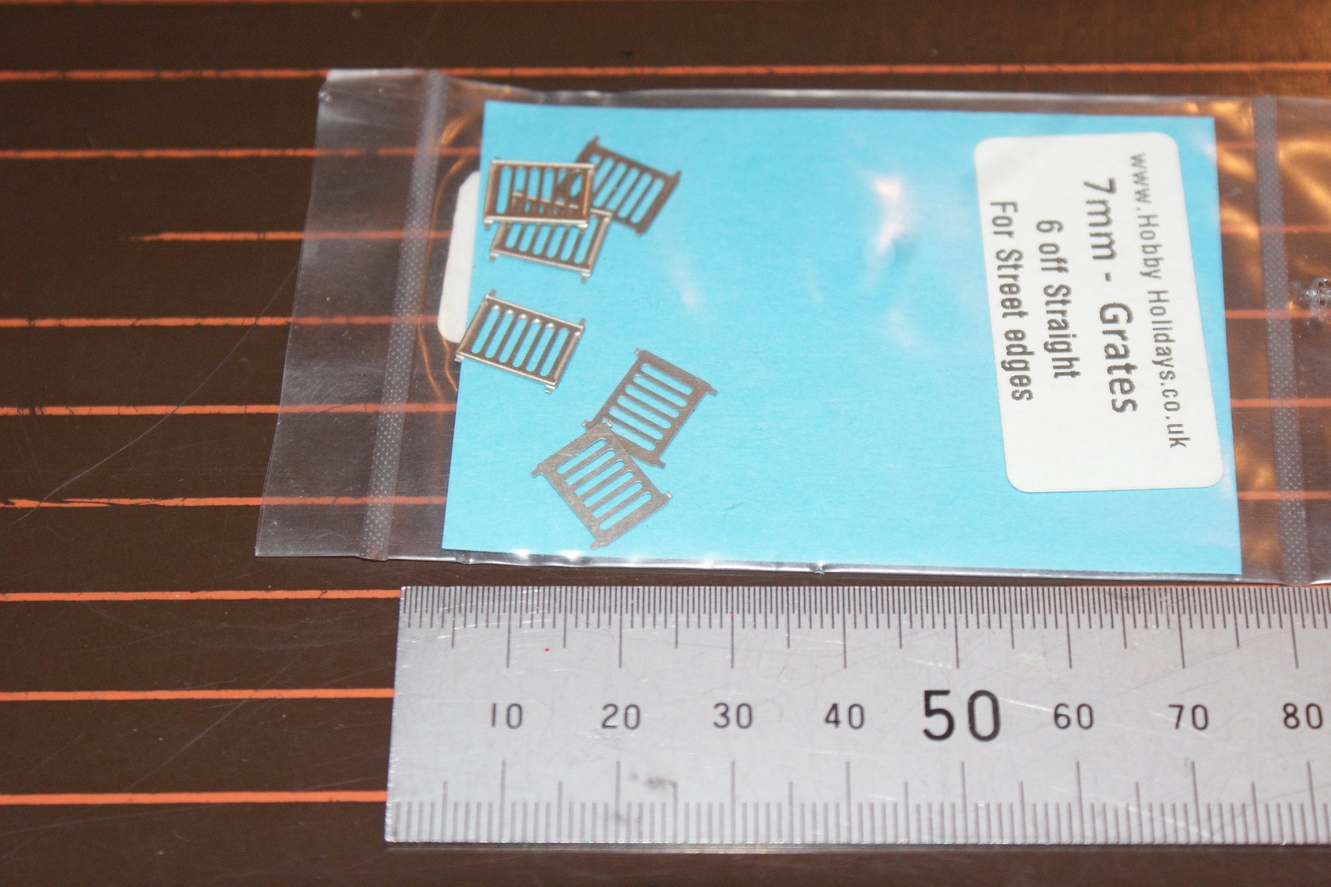 7mm Etched Street Grids or Drains Straight