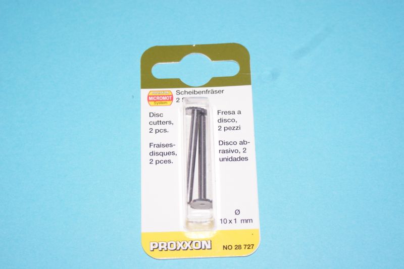 Proxxon 2 disc cutter 10mm dia 1.0mm thk
