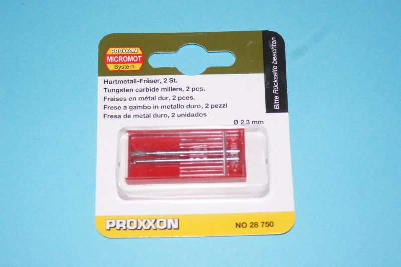 Proxxon 2 sml carbide cutters