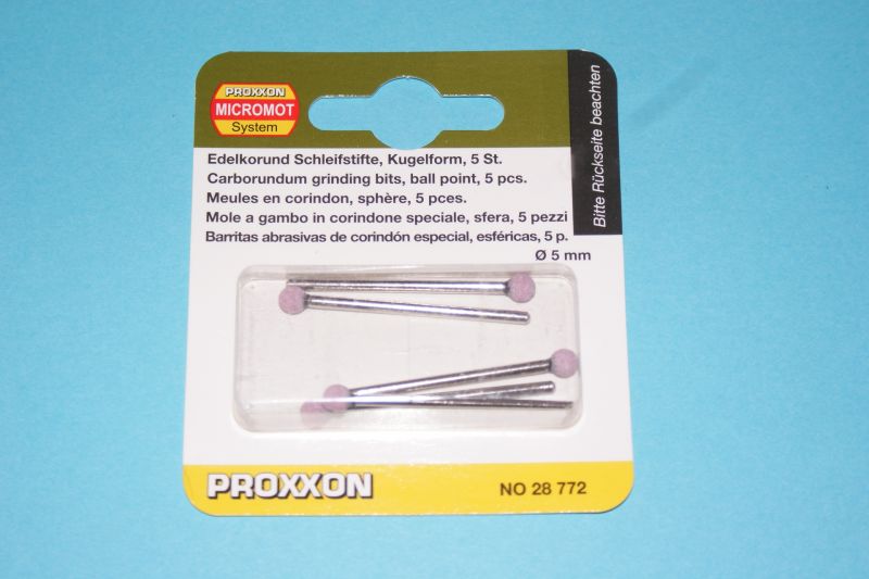 Proxxon 5mm Dia Ball Grinding bits