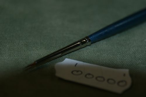 Round Short Paint Brush 5/0