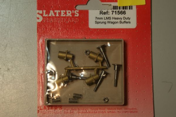 Slaters 71566 LMS Sprung Heavy Duty Wagon Buffers