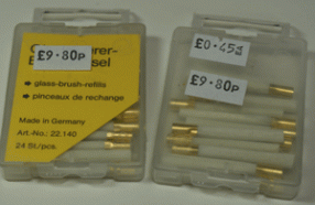 Fibre Glass Brush Refill 4mm Dia pack of 24