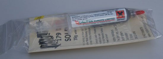 Solder paste syringe 179 deg 40g