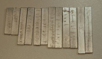 Set of underframe timbers in Whitemetal